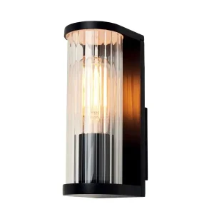 applique extérieure noire E27 IP44 ARIC 3169 MAGALI