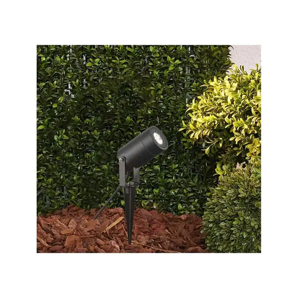 MIIDEX 70283 - LYS PROJECTEUR PIQUET SLIM 230V 1xGU10 IP65 - NOIR – Image 6