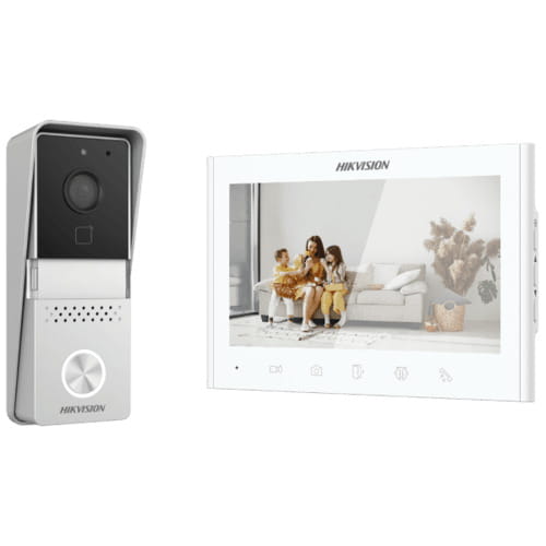 HIKVISION - KIT INTERPHONE VIDEO ANALOGIQUE SAILLIE - Réf : DS-KIS102-P/Surface